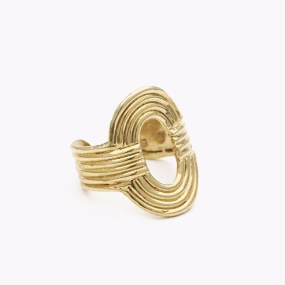Odette NY Jewelry - Aalto Ring Brass Odette NY Brand New